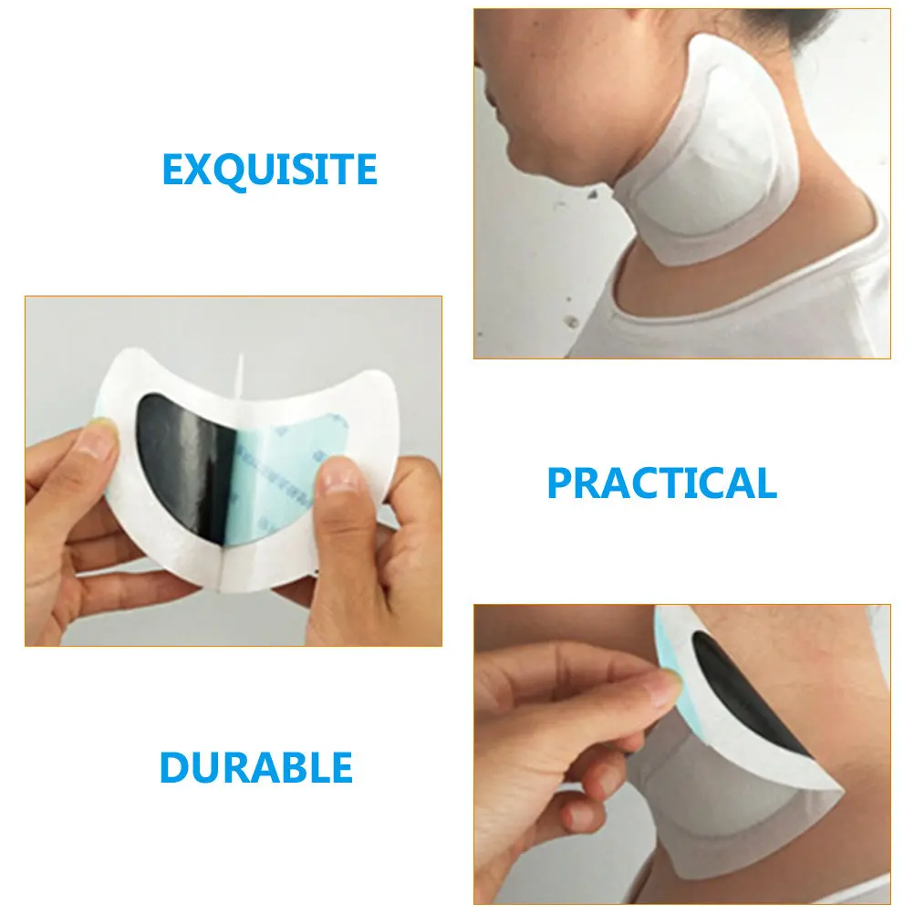 20Sheets Lymphatic Detox Patch Neck Massage Pads Daily Household Use Compact Lymphatic Drainage Sticker Anti-Swelling Booster