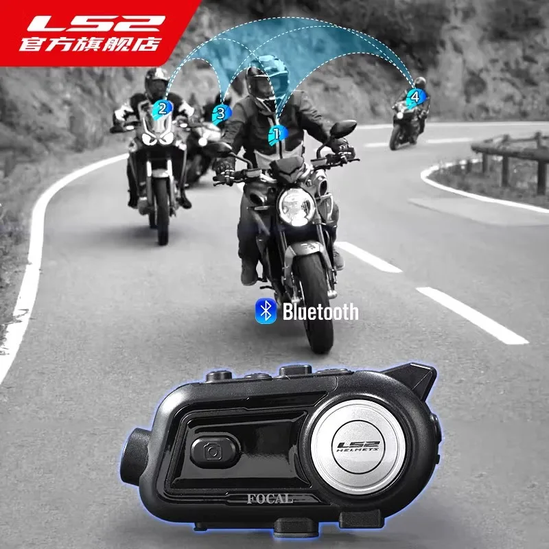 Motorcycle Helmet Camera Bluetooth Earphone Communication Driving Recorder Integrated 2K High-definition Recording