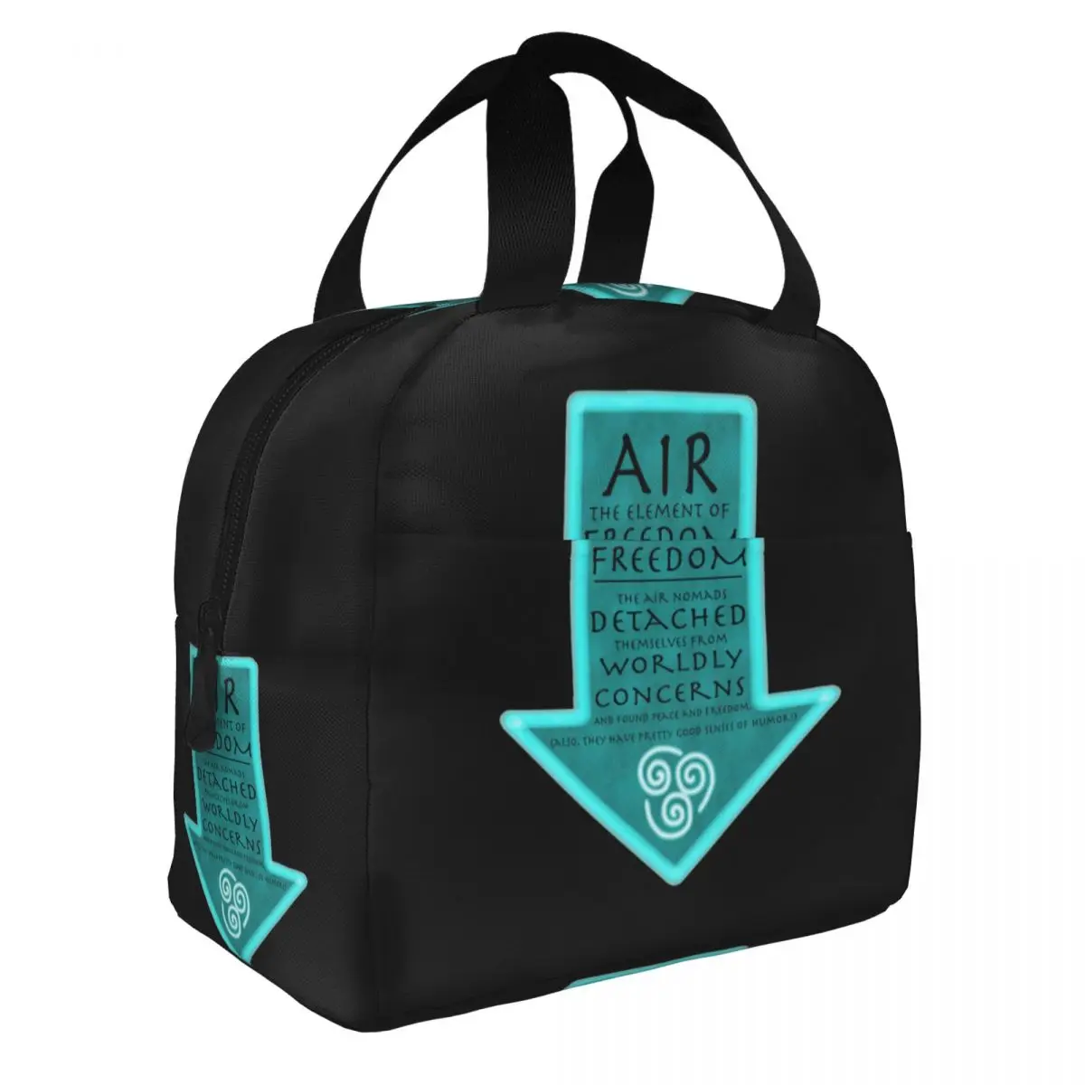 Avatar Aang Arrow Lunch Bag Last Airbender Waterproof Food Insulated Cooler Thermal Lunch Box Women Kids Tote Container