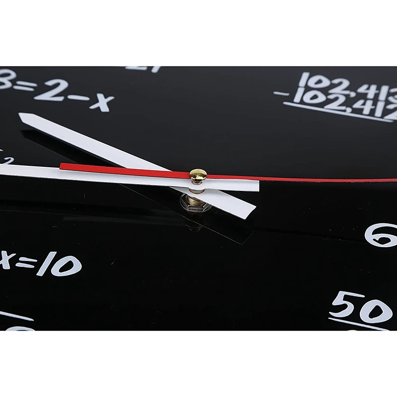 Math Wall Clock , Math Formulas Clock Quiz Clock In Black And White Unique Math Equation Clock For Home, Office