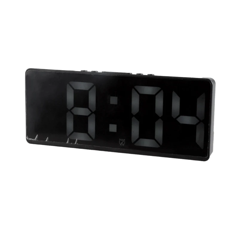 SZYA Alarm Clock for Bedroom,LED Big Display Battery Operated Basic Digital Clock with Temperature Date Display