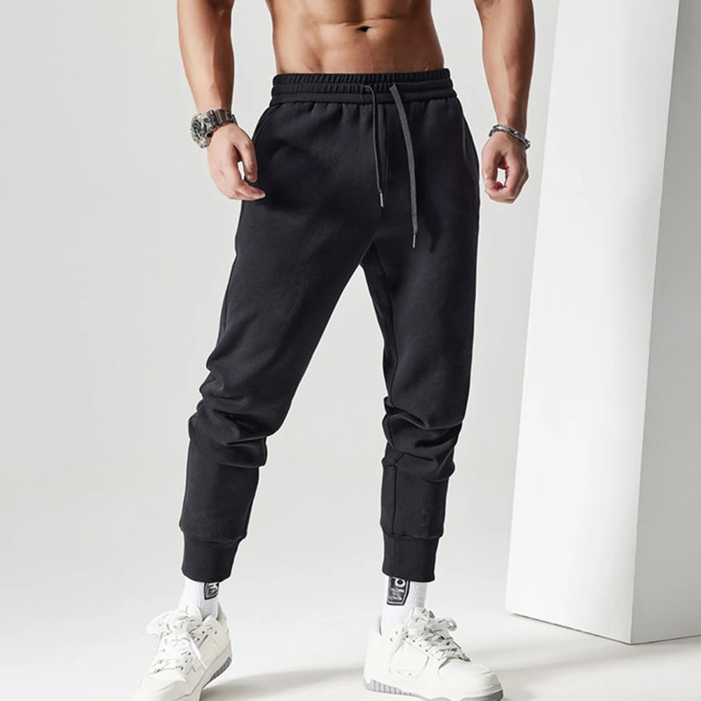 Sweatpants Men's Invisible Open Crotch Outdoor Sex Fitness Casual Running Pants Threaded Solid Color Exoticism Training Pants