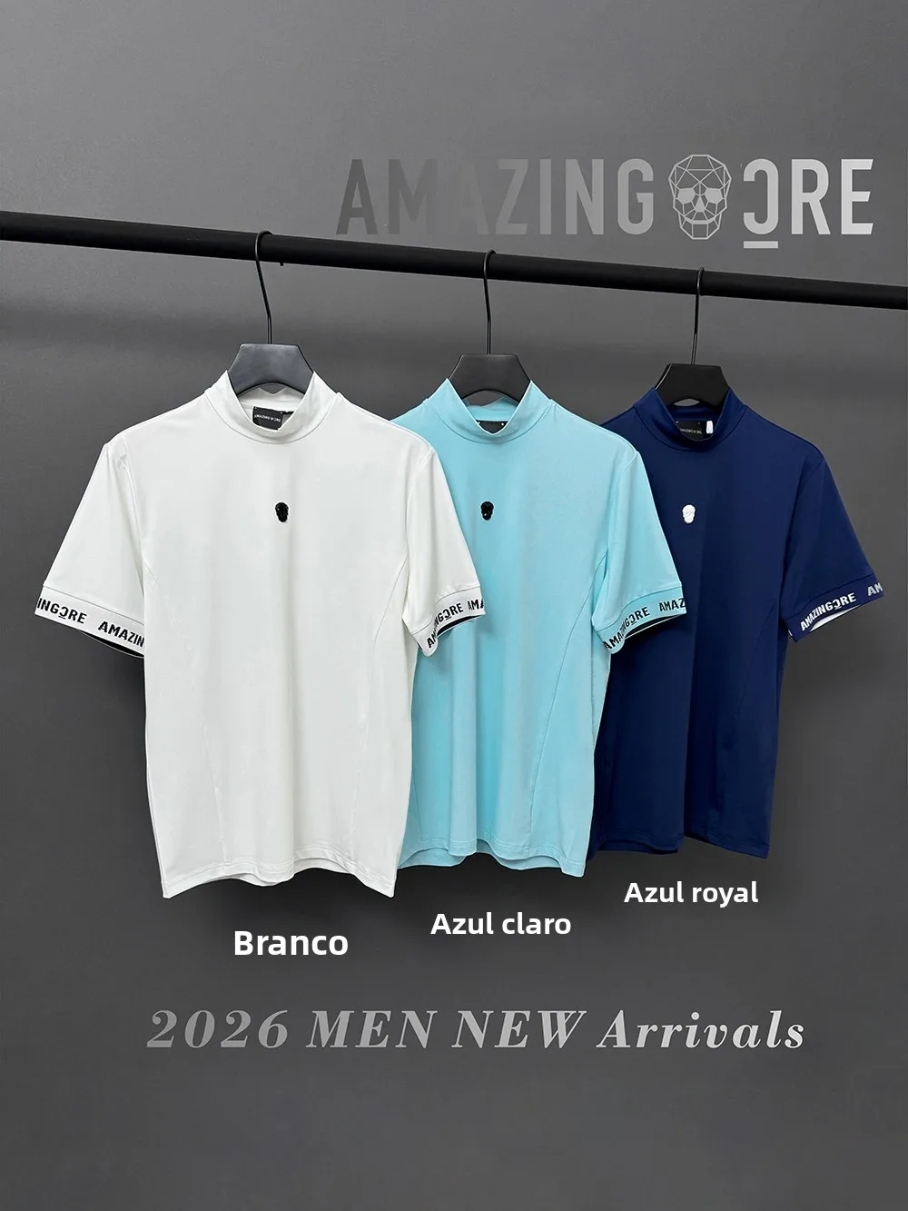 men's-golf-sportwear-short-sleeve-round-neck-t-shirt-quick-dry-breathable-fashionable-versatile-high-elasticity-summer