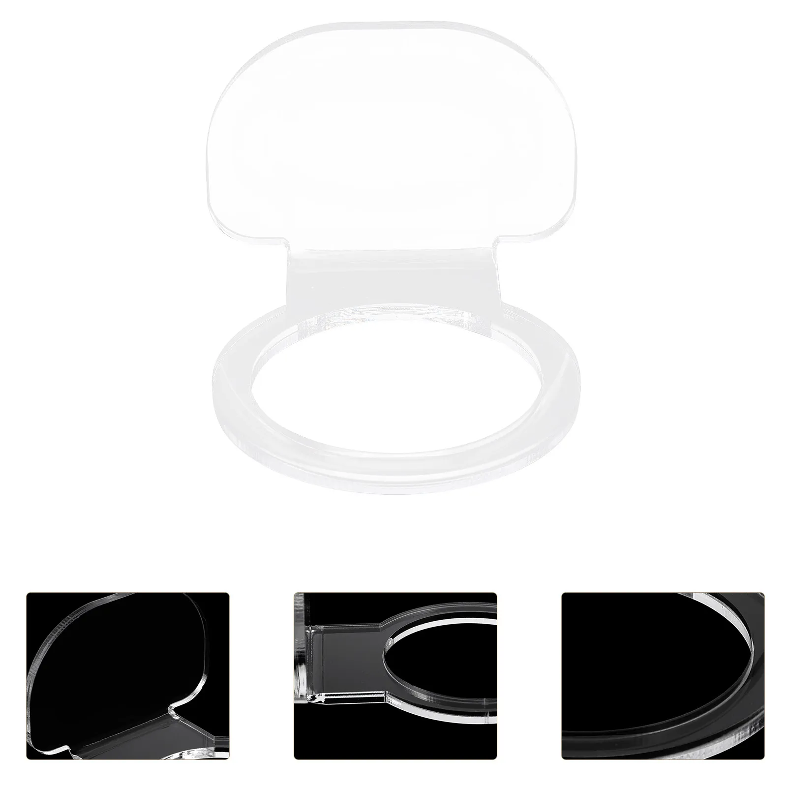

2pcs Ball Display Stand Baseball Storage Racks Acrylic Strong Durable Wear Resistant Smooth Surface Ball Display Holder Storage