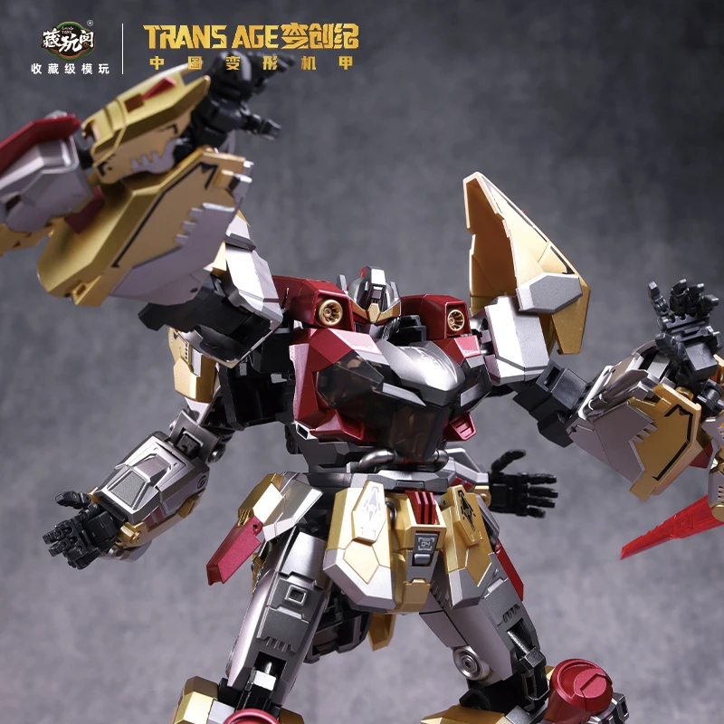 Em estoque cangtoys trans idade brontosolild CT-LONGYAN 04 liga transformação figura de ação coleção modelo brinquedos presente aniversário