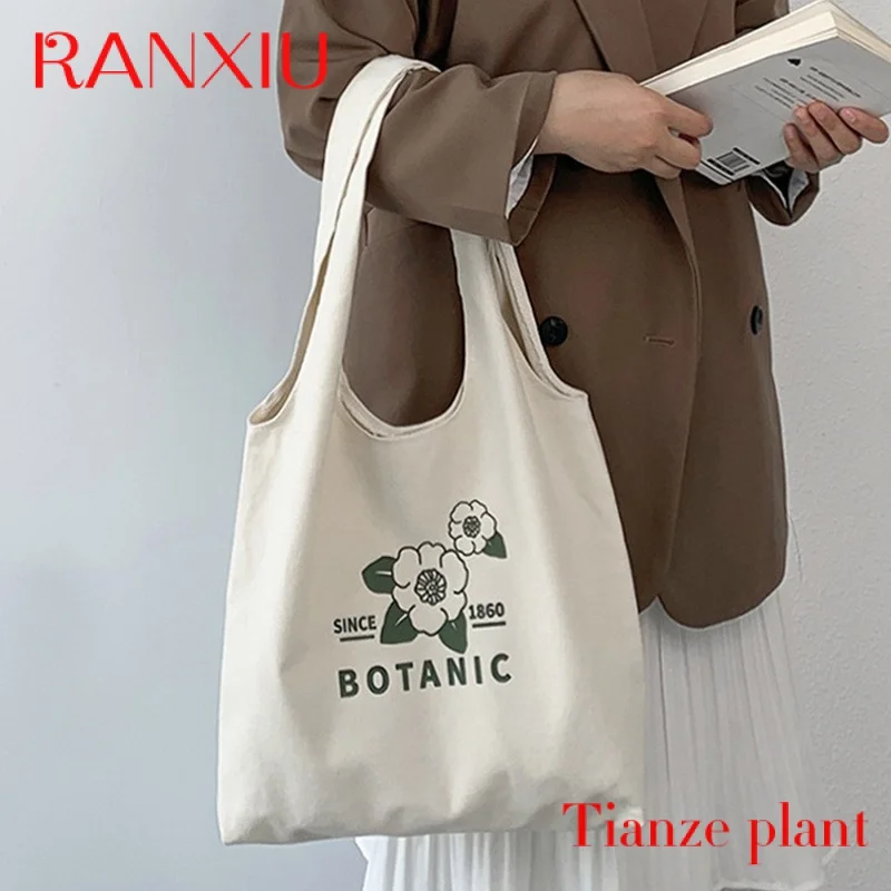 Custom Fashion Cheap Cotton Canvas Shoulder Tote Bag With Custom Logo Shopping Bag Blank Plain Canvas Bags Handbag