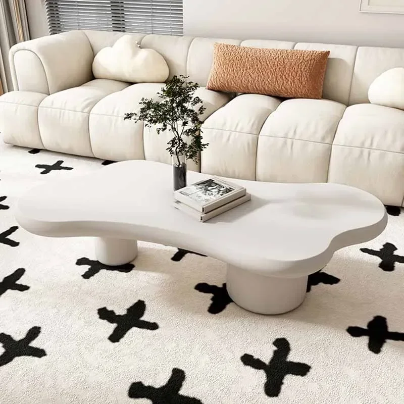 

Nordic Modern Coffee Table Luxury Irregular Unique Aesthetic Side Table Minimalist Storage Stolik Kawowy Designer Home Furniture