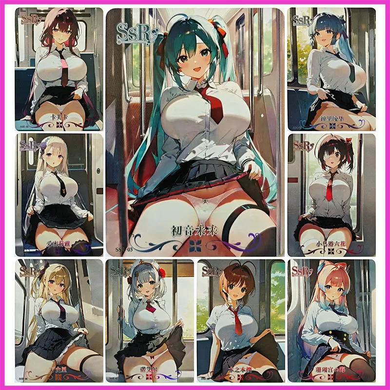 

Аниме История богини Редкие коллекционные карты Кафка Эмилия Сексуальный Мику Камисато Аяка Кокоми Ноэль Игрушки для мальчиков Подарок на день рождения