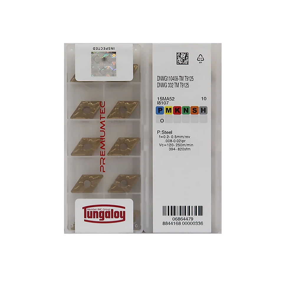 10 TUNGALOY Drehplatten DNMG150608-37 T9115 – Wen Produktbild-Vorschau 3