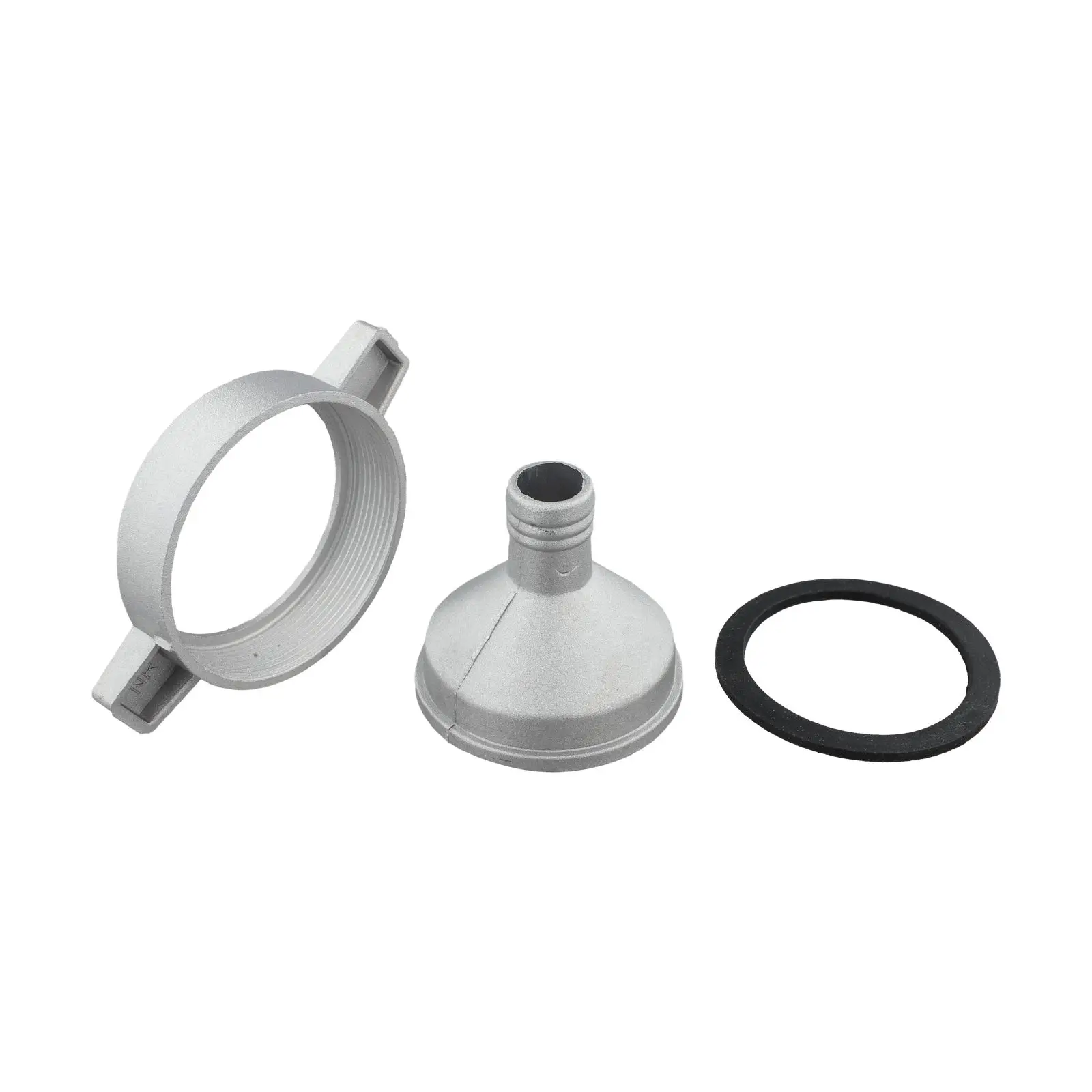 Water Pump Aluminum Pipe Connector Featuring Rubber Gasket for Secure Connection and Leak Reduction in Pump Maintenance