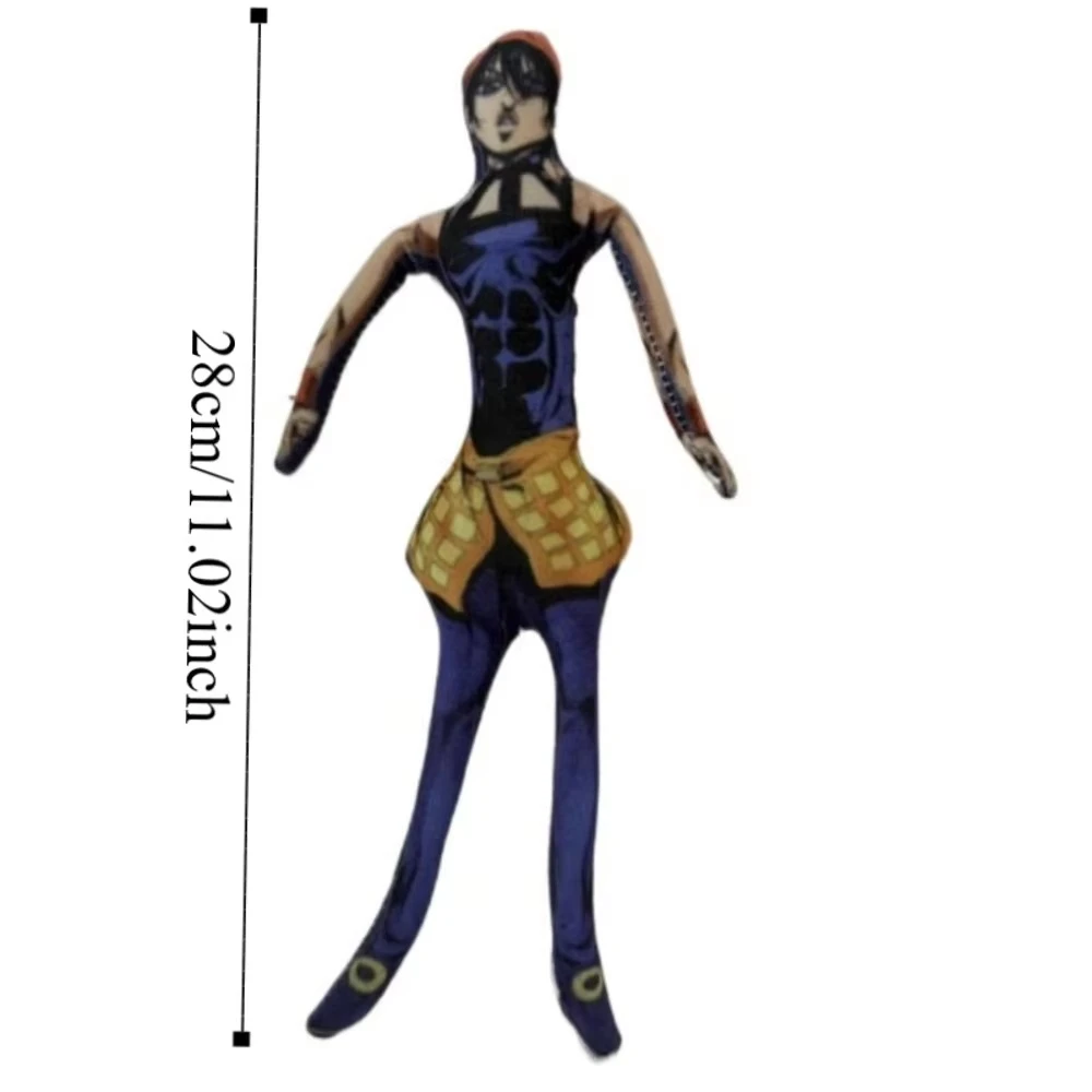Twistable Shape Jojos Adventure Anime Peripheral Abstract Model Narancia Ghirga Stuffed Cotton Dolls Action Figure Bruno Doll