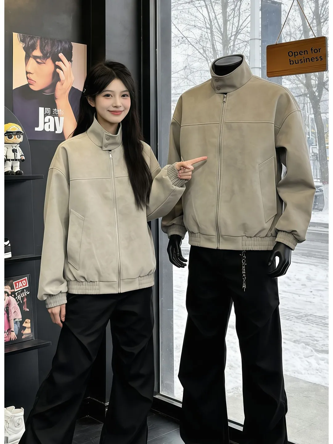 

Мужская укороченная куртка из искусственной кожи в американском стиле, с воротником-стойкой, в бейсбольном стиле, для работы, весенняя, премиум-класса, из ПУ-материала