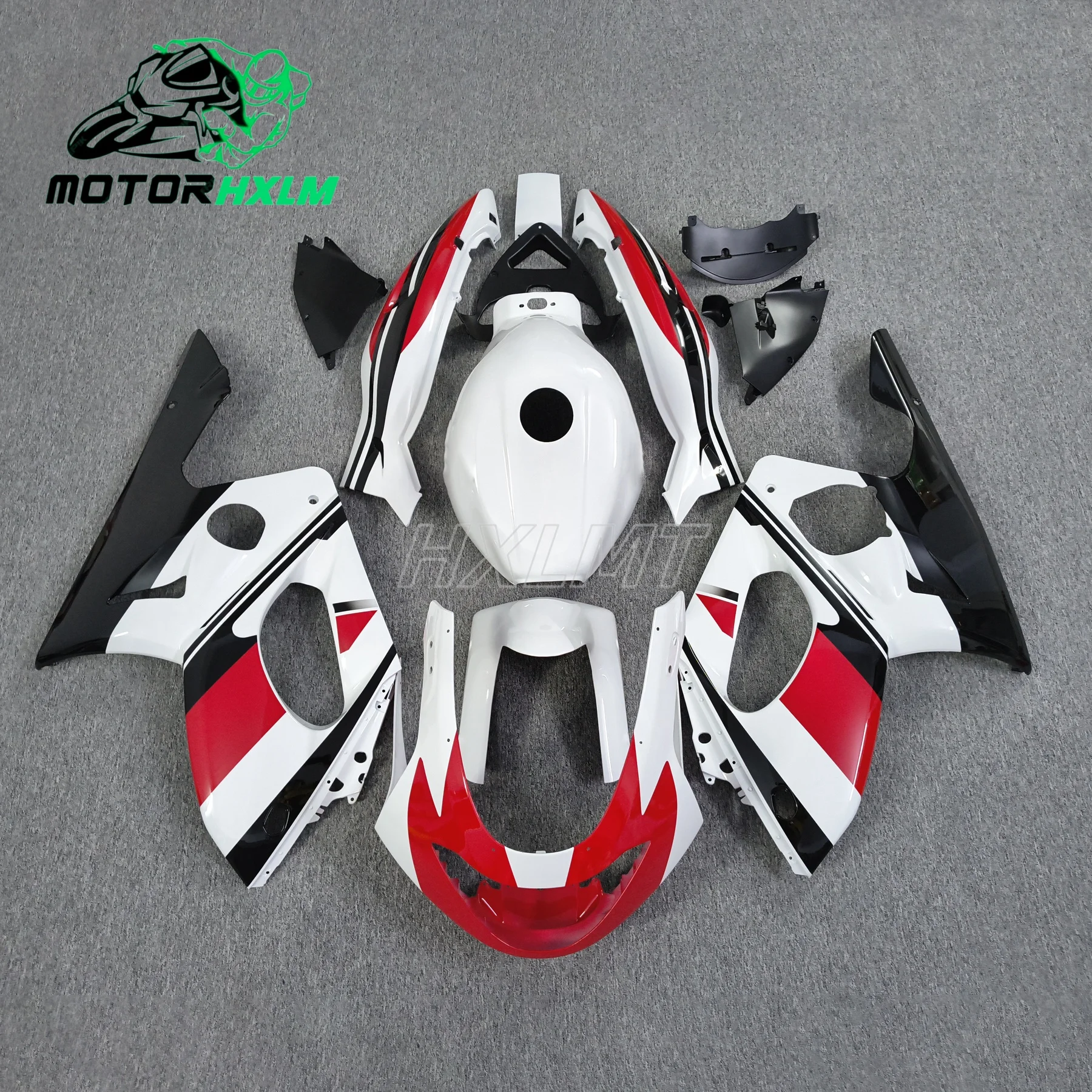 Motorcycle Bodywork Fairings Fit for YZF600 2006-2007 All glossy black Bodywork Tank Cove