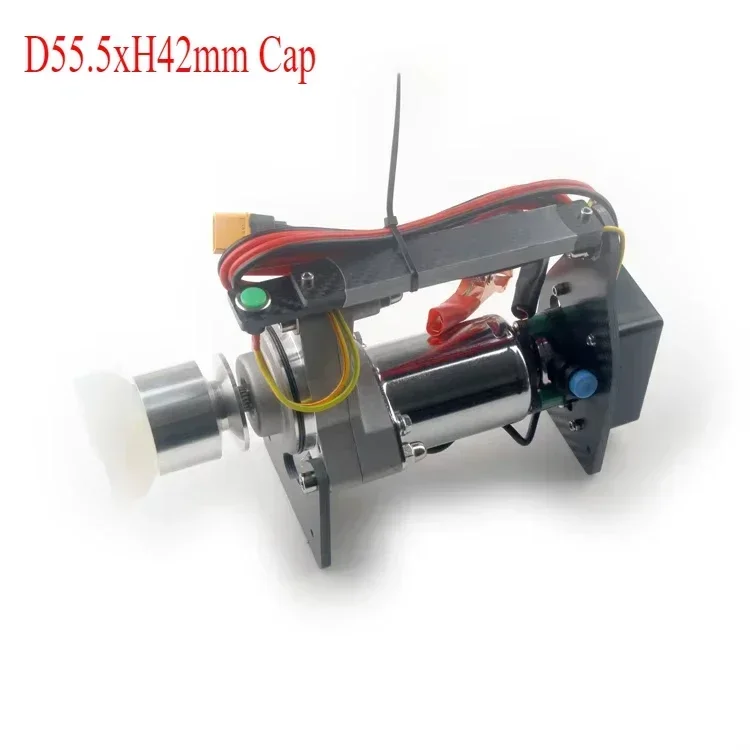 HappyModel RC Engine Starter - 12V-18V, 30A, for 40-400 Class Nitro & 15CC-80CC Gas Engines, Helicopter Models