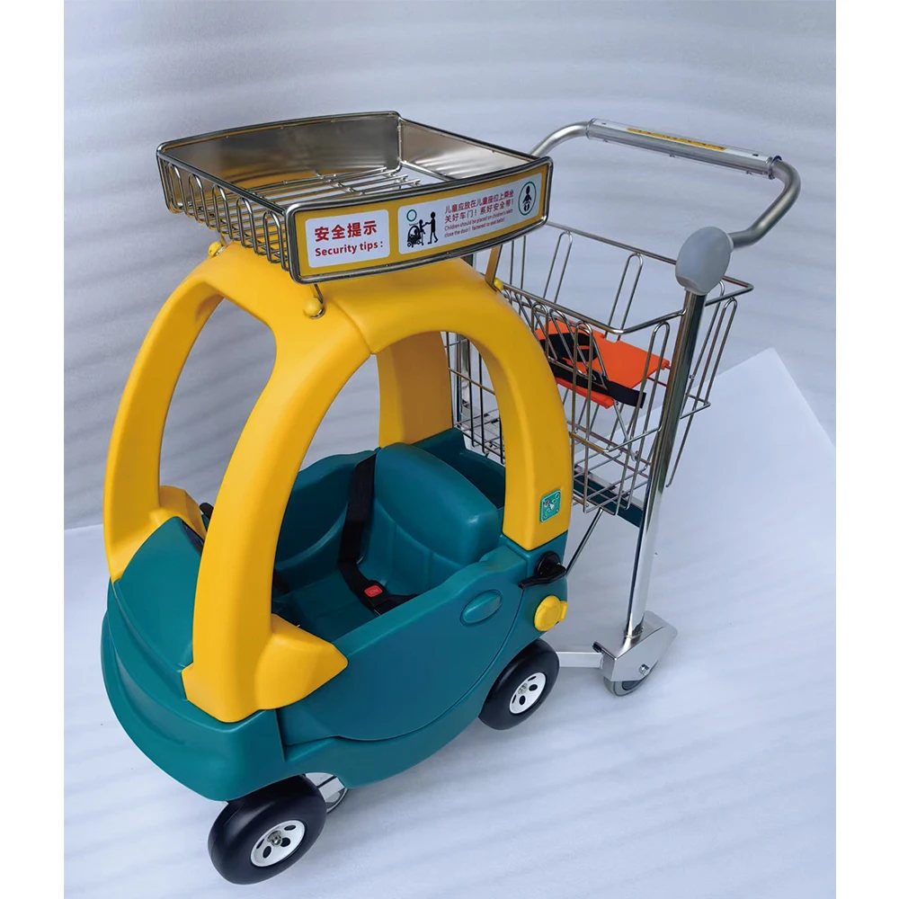Safety Powder Coating, Airport Chair, Supermarket Children's Shopping Cart, Toy
