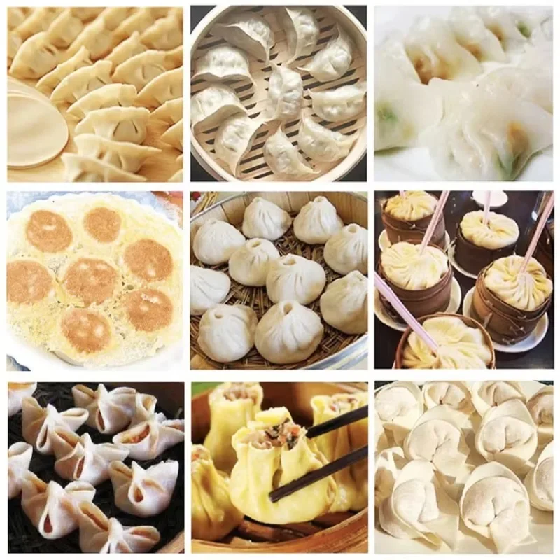 آلة صنع عجينة السمبوسك الصغيرة على سطح الطاولة / آلة صنع غلاف التورتيلا روتي