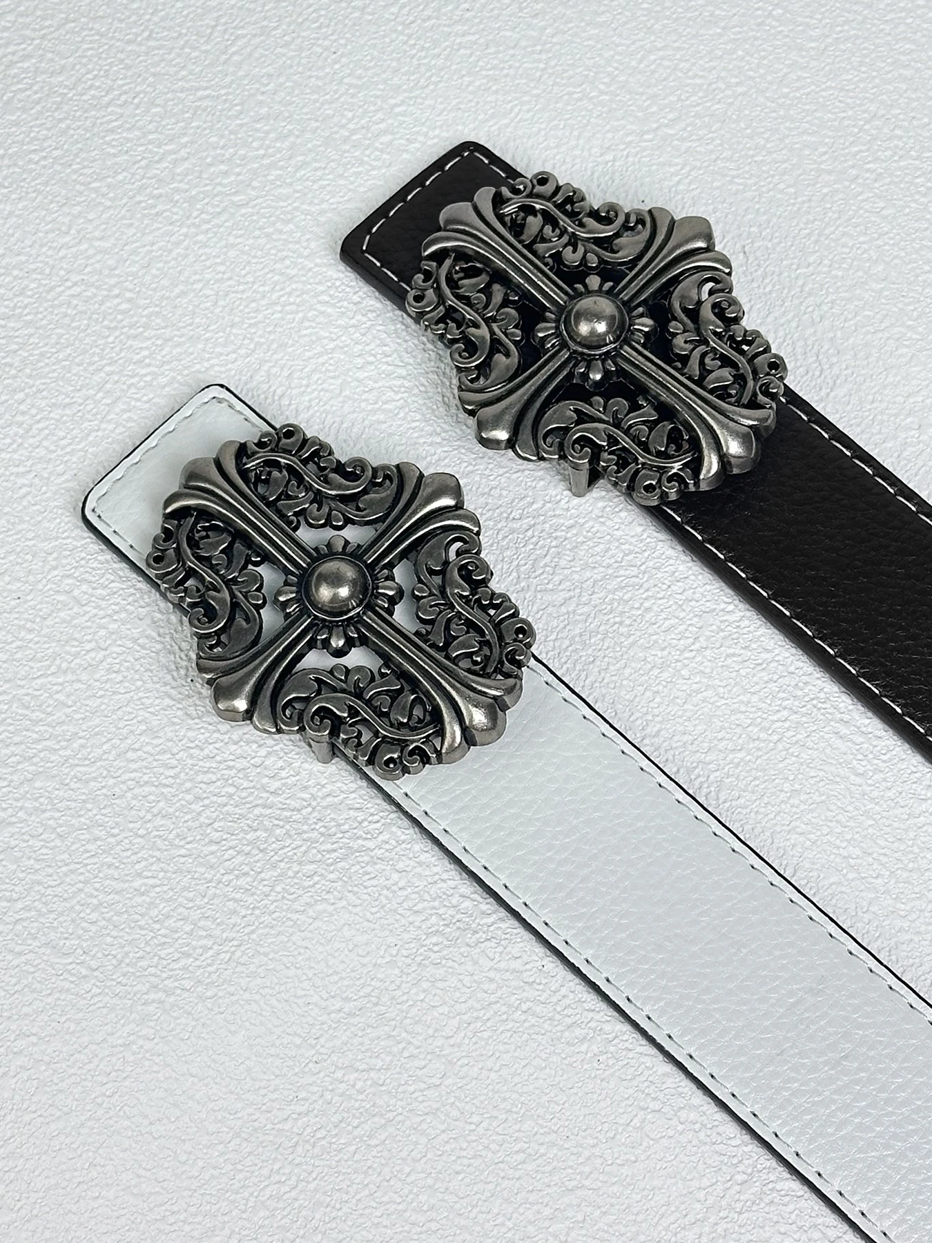 Croix الكلاسيكية الرجعية شخصية حزام مشبك حزام من النحاس مشبك حزام من النحاس مشبك رئيس المد العلامة التجارية صنبور مشبك.