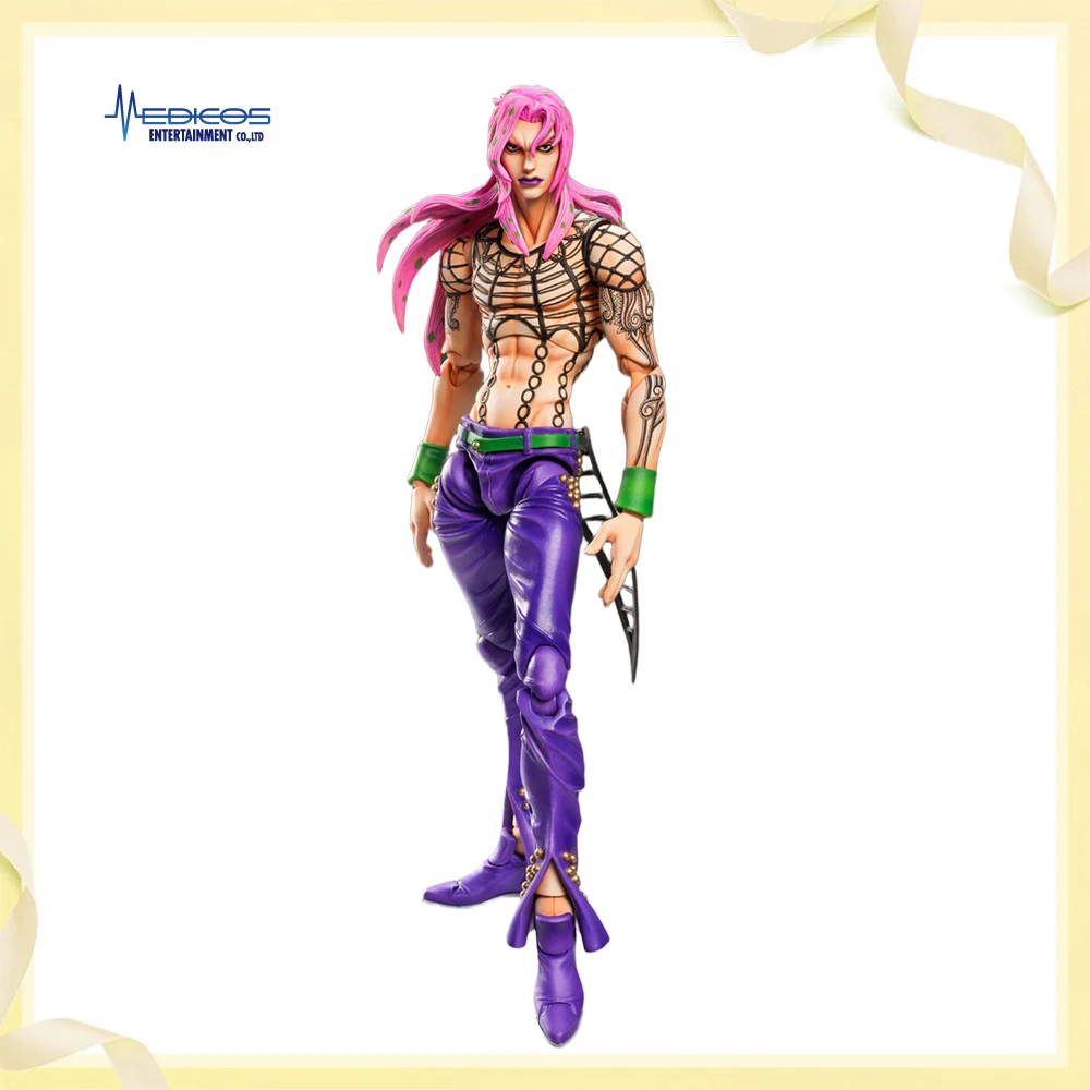 متوفر في المخزون الأصلي Medicos Entertainment Jojo No Kimyou Na Bouken Ougon No Kaze Diavolo أنيمي الشكل عمل نموذج لجسم الهدايا #2