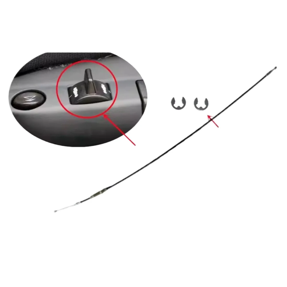 Suitable for Sinotruk Shandeka C7HG7 Howo T7HTX seat shock absorber cable damper soft and hard wire drawing