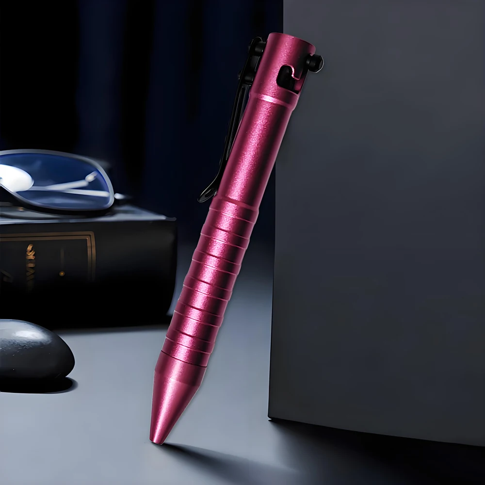 

Aluminum Alloy Self Defense Tactical Pen Business Signature Ballpoint Pen Emergency Glass Breaker Student Office Stationery
