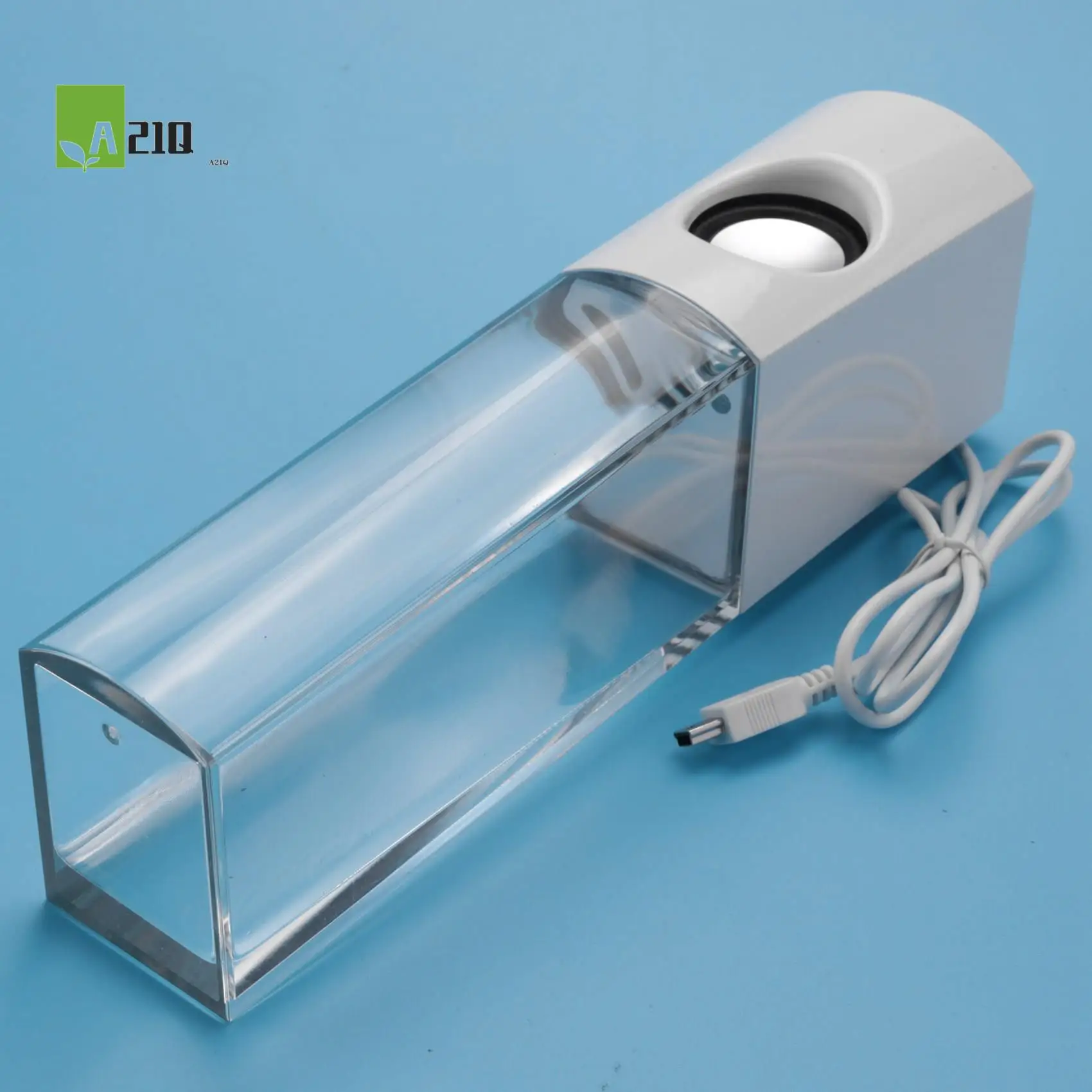 

A21Q-2 шт. светодиодные колонки танцующая вода музыка фонтан свет для ПК ноутбук для телефона портативный настольный стереодинамик