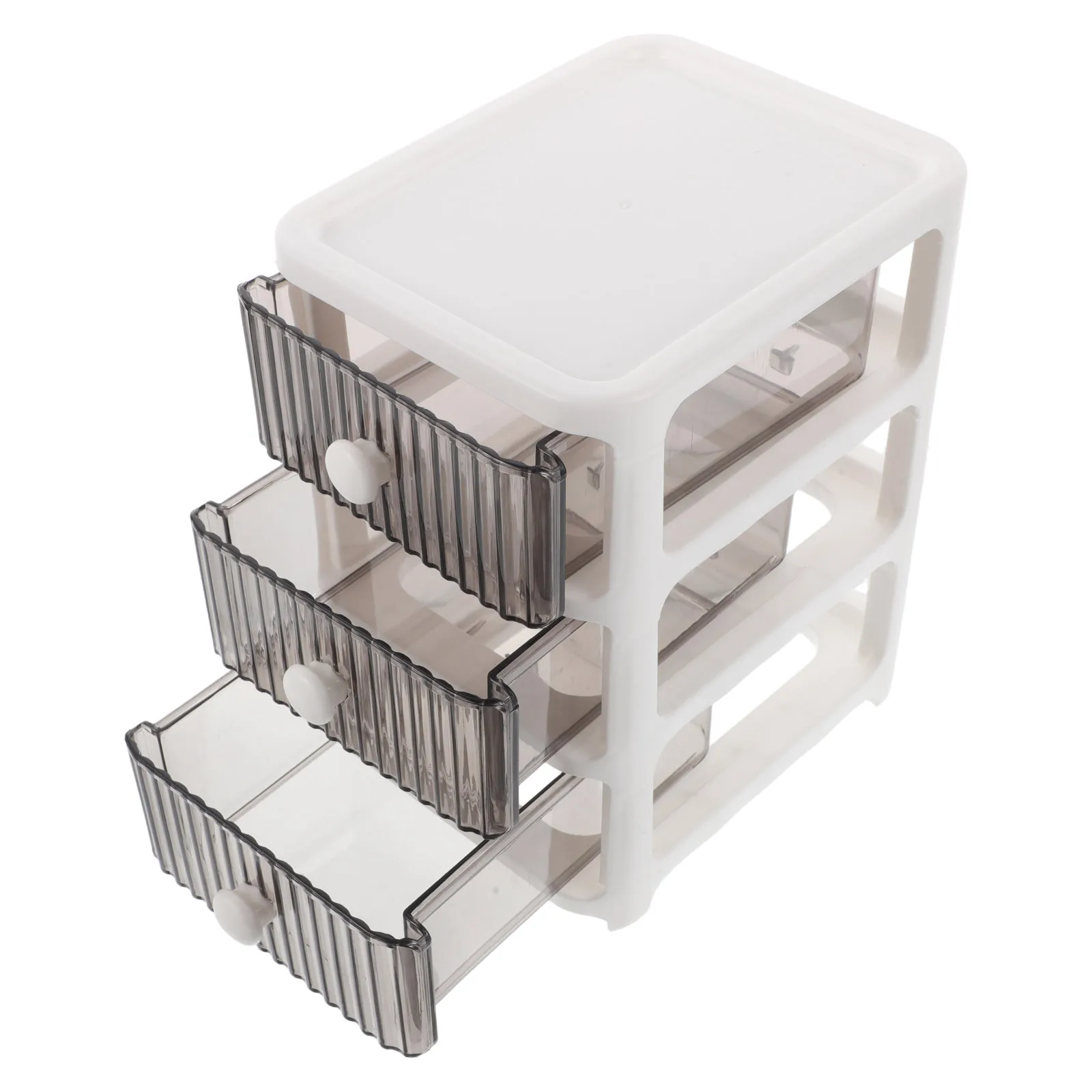 

3 Tier Transparent Drawer Organizer For Makeup Storage Box Organizer Desktop Bathroom Countertop Multilayer Clear