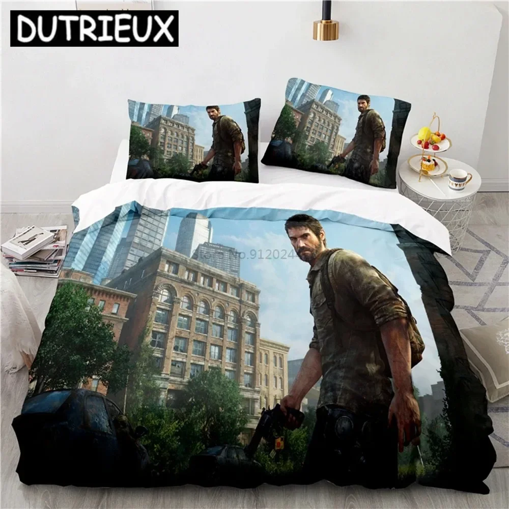 The Last Of Us Games 3d Bedding Set Tess Joel Character Digital Printing Duvet Cover Set Pillowcase Twin Full Queen King Size