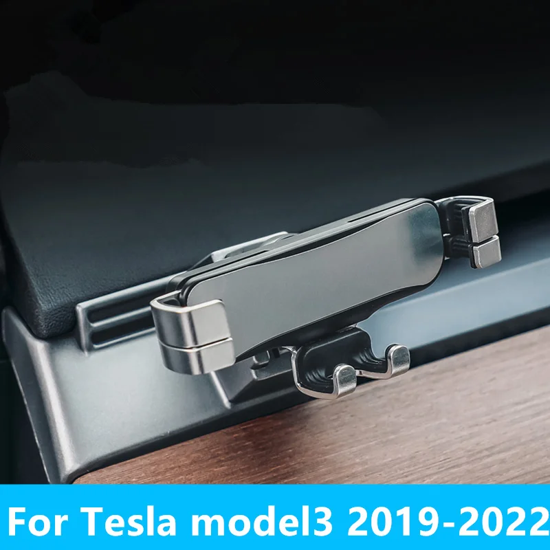 For Tesla model3 2019-2022 mobile phone holder special car mobile phone holder modified decorative high quality car accessories