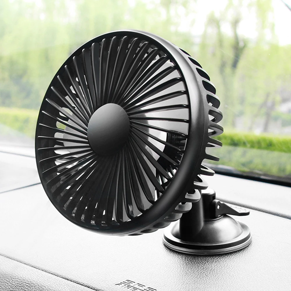 

Multidirection Car Back Seat Fan 3-speed Wind Adjustment USB Auto Air Cooling Fans 3 Fan Blades for Summer Car Accessories