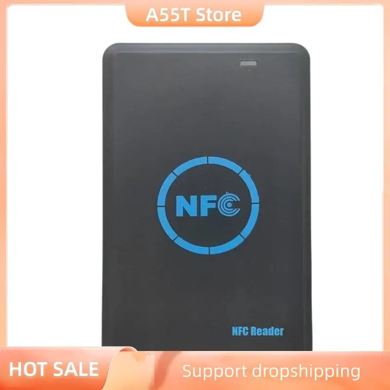 

A55T RFID IC/ID 13,56 м 125K/HID 125K Дубликатор смарт-чипов 5 Частота + 5Xuid Брелок NFC Считыватель Копир Токен Писатель Клон