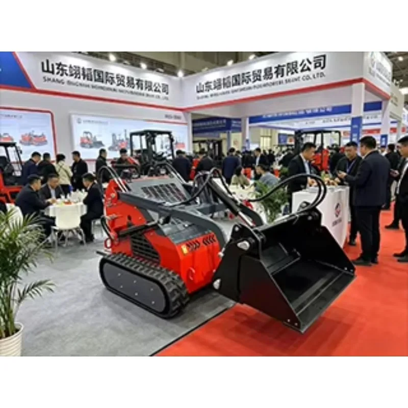 Petrol Forestry Machinery HT-382T Mini Skid Steer Loader Earth-moving Machinery Crawler Rubber Track Skid Steer Loader