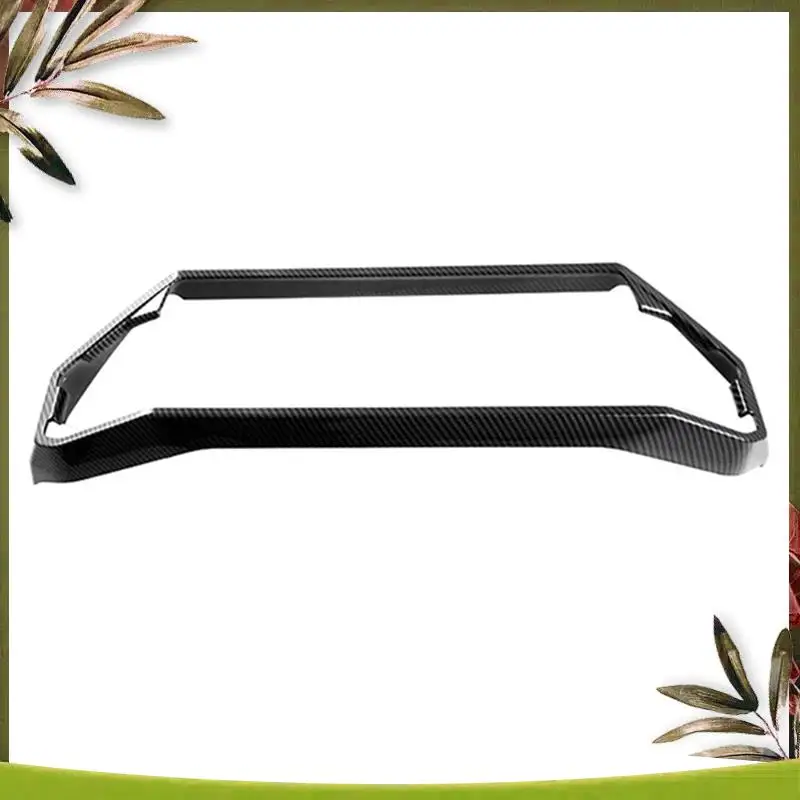 

AB98-углеродное волокно, центральная консоль автомобиля, розетка для кондиционера, рамка, внутренняя нашивка для Toyota 2022-2023