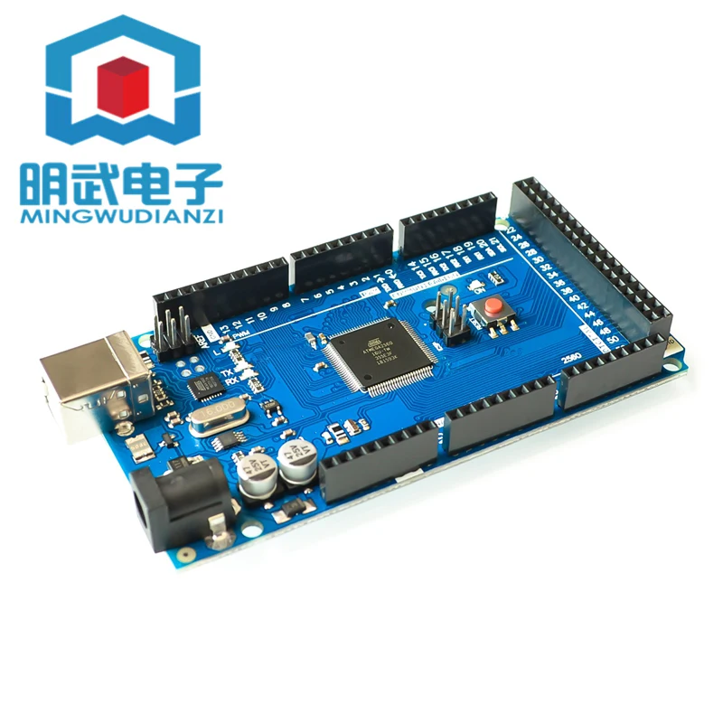 MEGA2560 R3 Development Board, Versão Oficial, ATMEGA16U2, Novo