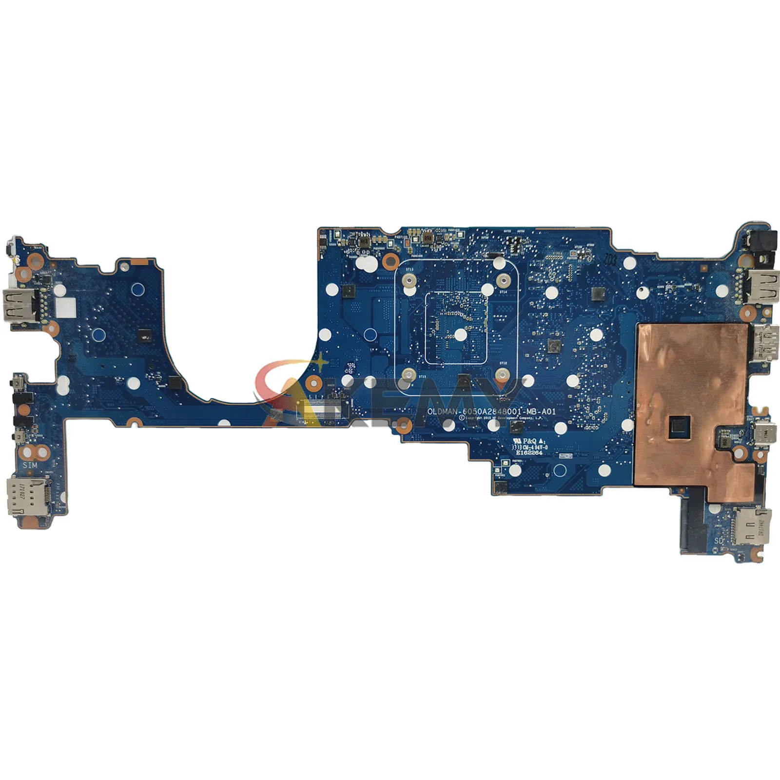 6050A2848001 untuk HP EliteBook X360 1030 G2 Motherboard Laptop 917922-601 L30419-601 dengan I5 I7 CPU Generasi Ke-7 8G/16G RAM Diuji OK