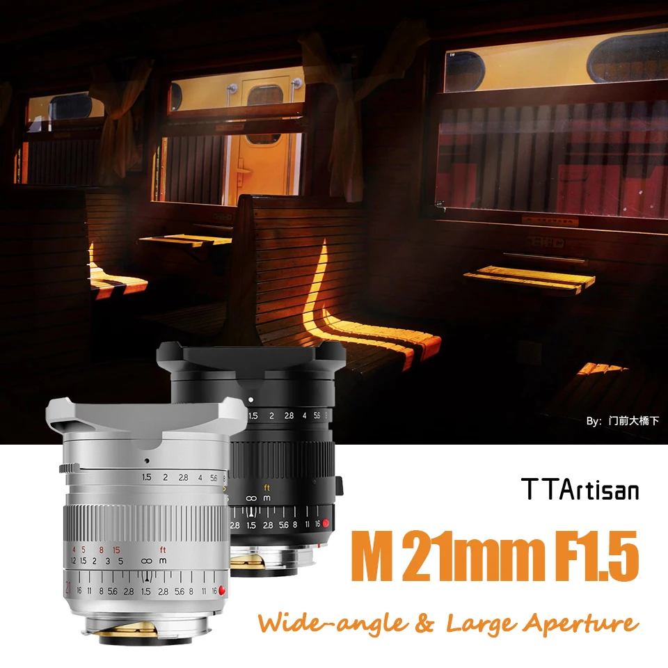 TTArtisan M 21 มม.F1.5 Full กรอบมุมกว้างขนาดใหญ่ PRIME เลนส์สําหรับกล้องถ่ายภาพ Leica M-Mount M240P M3 M6 M7 m8 M9 M10 M10R