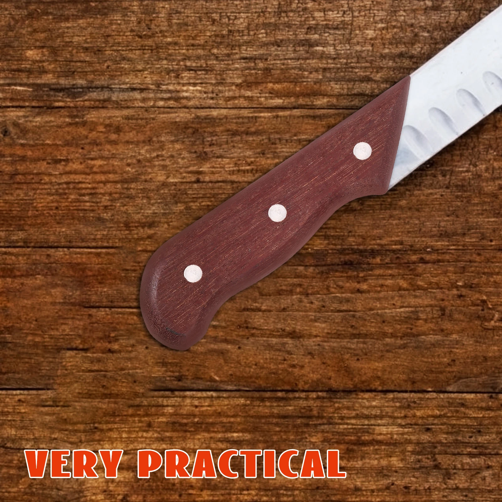 

2pcs Wood Knife Handle Replacement Kitchen Cutter Accessory Ergonomic Grip Scales Universal Knife s Outdoor