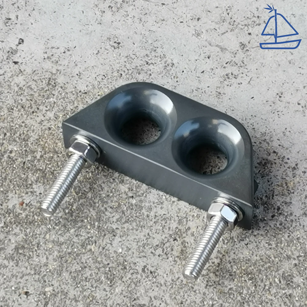 R2.14 Deck Fairlead Organizers Antal quality low friction rings Sailboat Aluminum 6061 hard anodize with PTFE coating