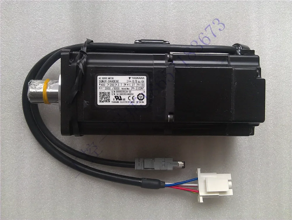 Yaskawa Servo Motor 400W With Brake SGMJV-04ADE6E Is Brand New And Original, And The National Joint Guarantee Is One Year.