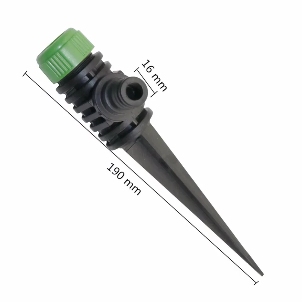 Inserted Spike Mini-Sprinkler 360 Degree Scattering Watering Sprinkler Garden Lawn Flower Bed Park Vegetables Irrigation Nozzle