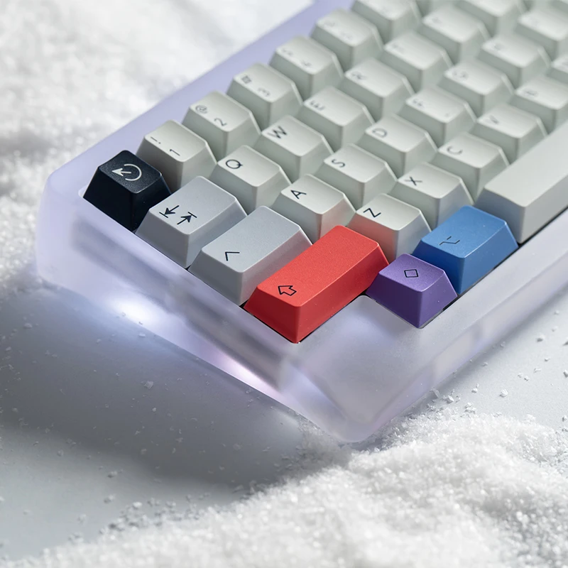 KBDfans ที่กําหนดเองคีย์บอร์ด Agar Kit CNC อลูมิเนียม Hot Swap Static Capacitor EC HHKB รูปแบบง่ายสําหรับเกม