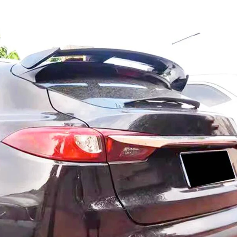 

Для Mazda CX-4/2016-2025 спойлер на крышу крылья багажник автомобиля задняя часть губы аксессуары обвес комплект, глянцевый черный