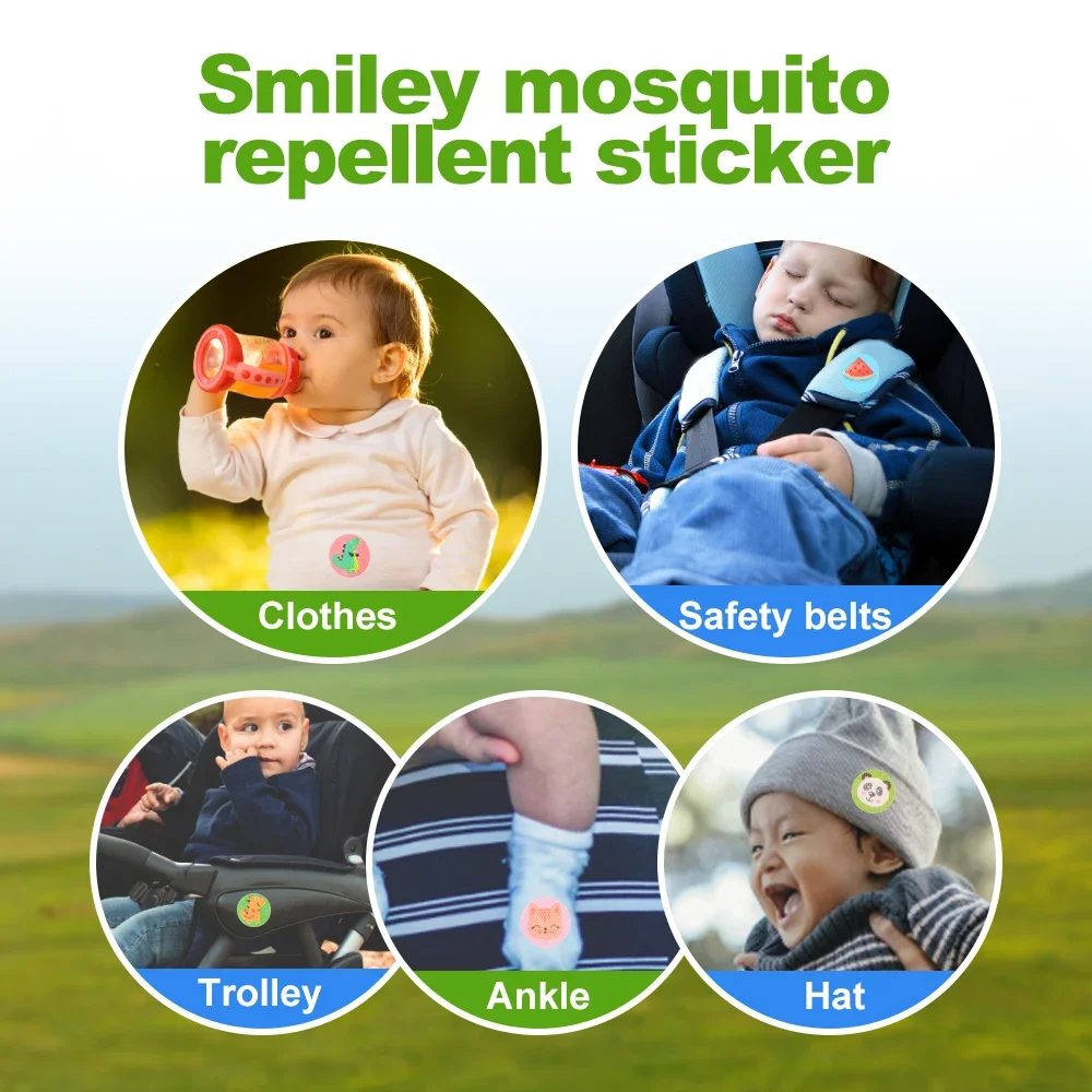 36-240 pcs Light Anti-mosquito Stickers Mosquito Patch Mosquito Stickers for Children Women Men Random Pattern Outdoor