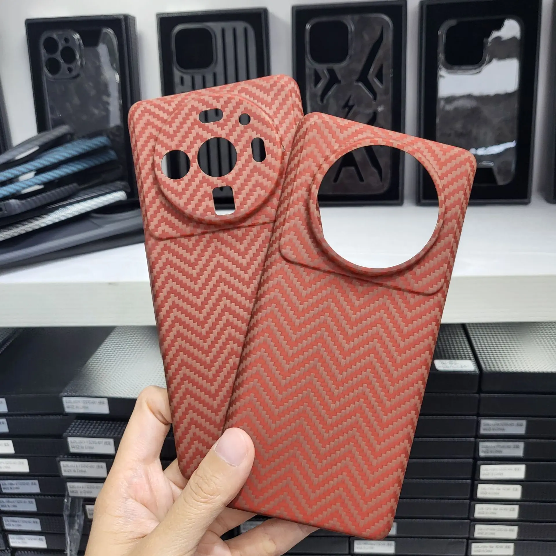 Hot Genuine Aramid Carbon Fiber For Xiaomi 12S Ultra 12 Ultra Thin Phone Shell For Mi 12 ULTRA Protective CASE Cover