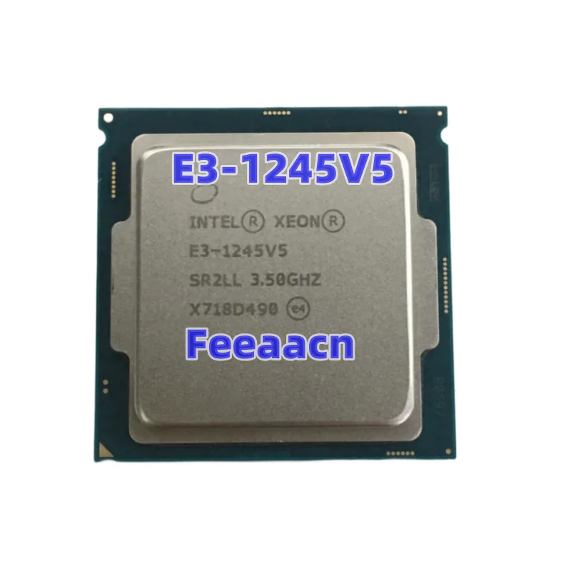 Processador Intel xeon e3-1245v5, e3 1245v5, 3.5 ghz, 80w, lga 1151, 14nm, e3 1245 v5