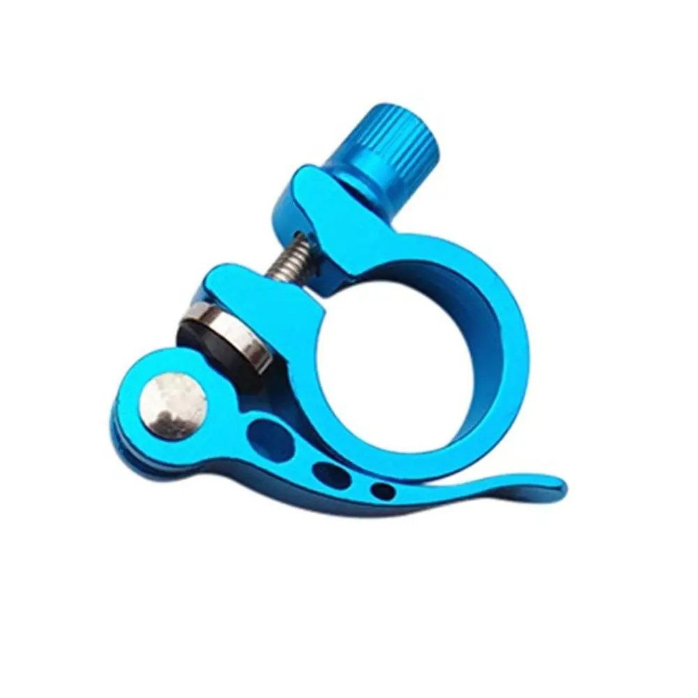 Aluminium Alloy Bike Seat Clamp 25.4/28.6/31.8/34.9mm 5 Colors Seatpost Clamp Ultralight Quick Release Bicycle Seatpost Clamps view 2