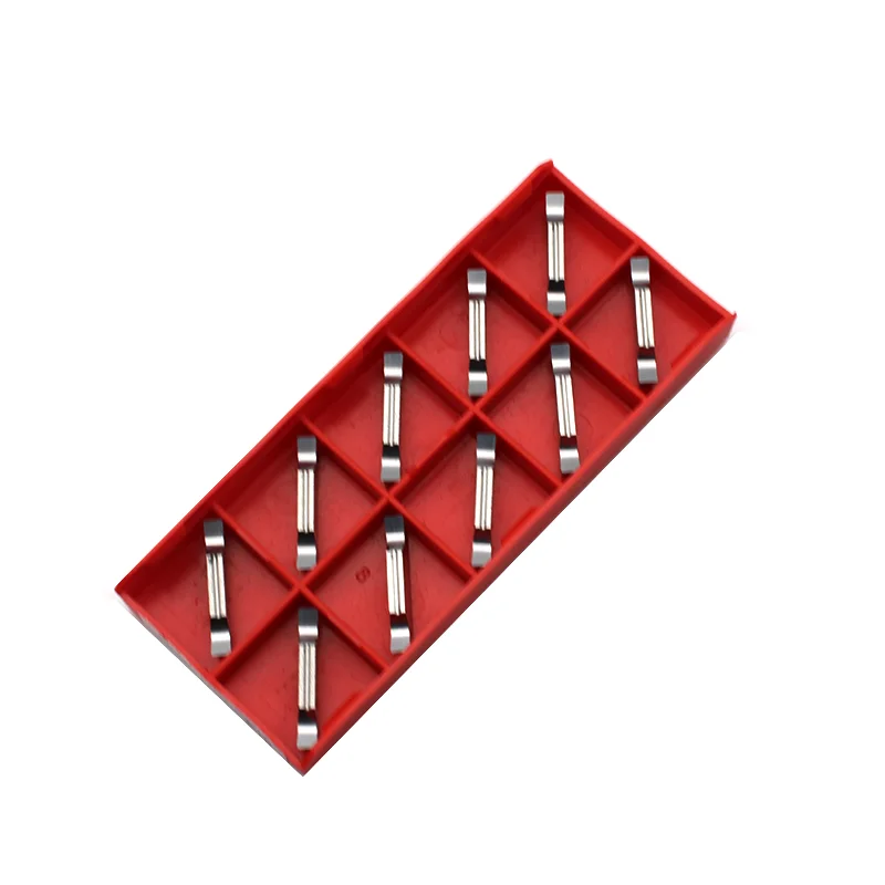 10PCS Carbide Insert MGGN150 MGGN200 MGGN250 MGGN300 MGGN400 MGGN500 JM K10 DESKAR Blade Lathe Grooving Cutter Tool for Aluminum