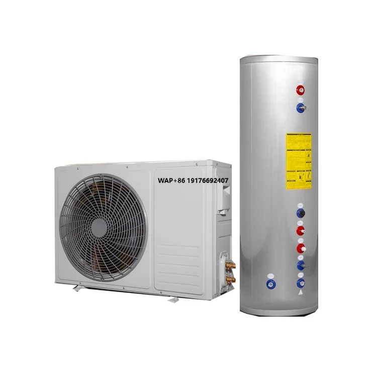 

Factory Supplies New Energy Stainless Steel Water Heater Residential Split Air Source Electric R410A Refrigerant