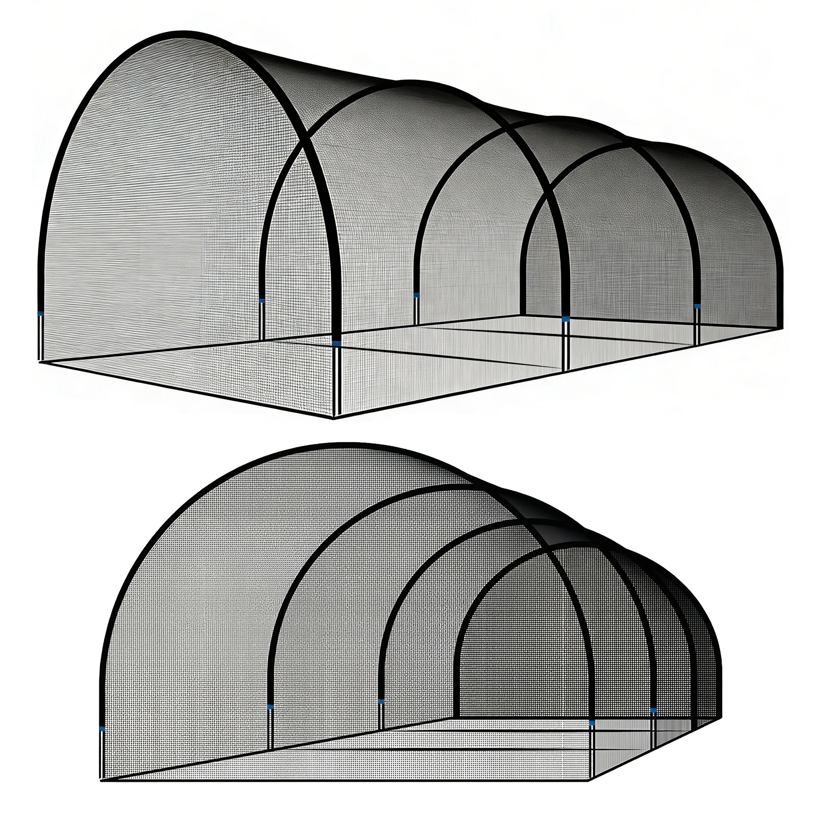 

30-футовая портативная складная сетка для отработки ударов и подачи в бейсболе и софтболе для двора