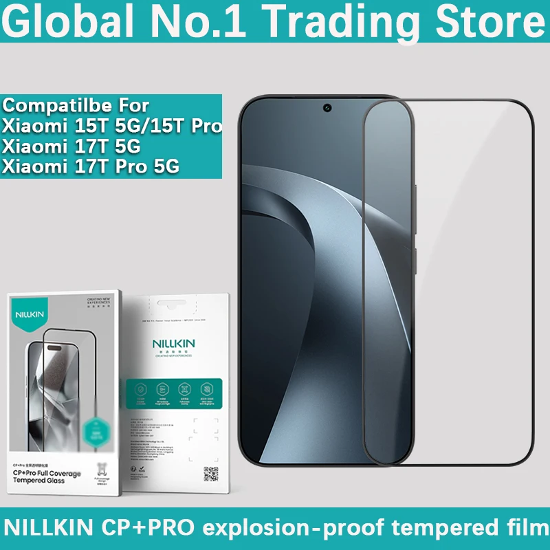 

NILLKIN For Xiaomi 17T Pro Mi 15T Pro 17T 15T CP+PRO Explosion proof high-definition tempered glass film screen protector film