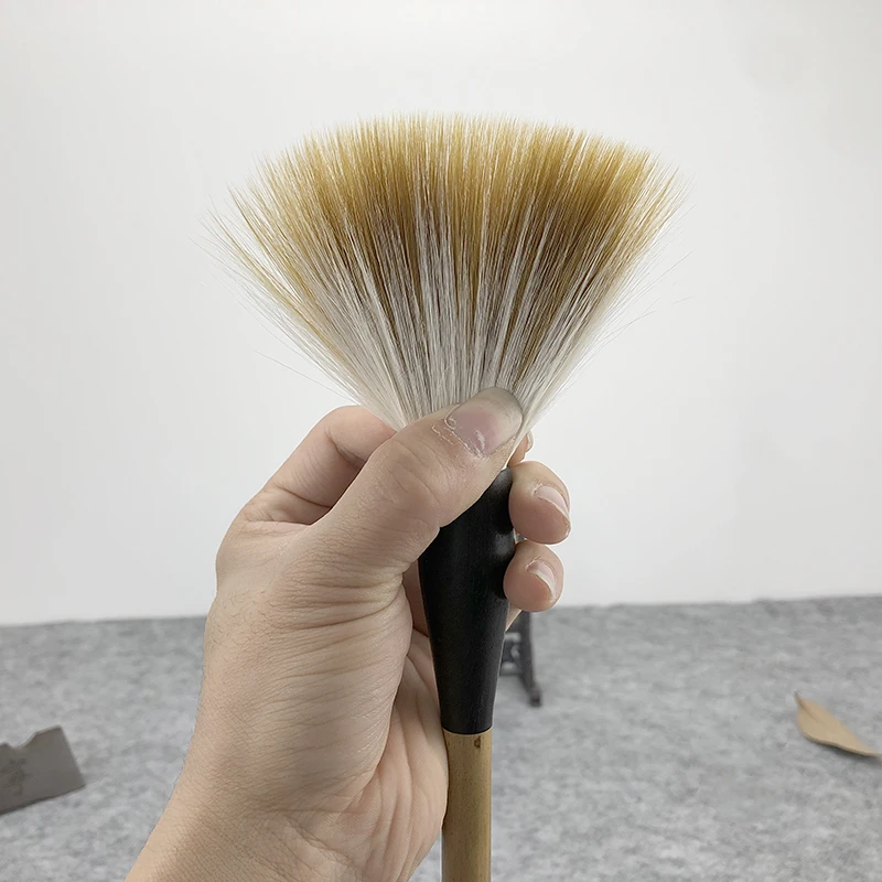 Hopper-shaped Multiple Hair Brush Pen Cursive Script Couplet Calligraphy Pen Calligraphie Ox Horn Running Script Writing Brush